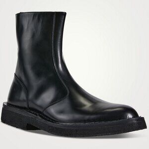 PAUL SMITH Black Harmon Leather Boots